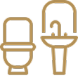 toilet and sink icon